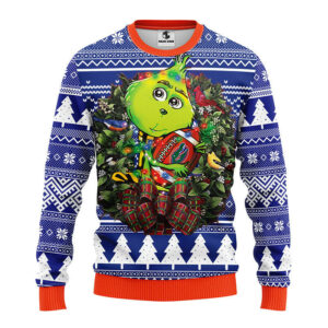 Florida Gators Grinch Hug Ugly Christmas Sweater, Grinch Xmas Sweater