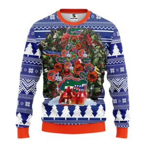 Florida Gators Tree Ugly Christmas Sweater, NCAA Christmas Sweater