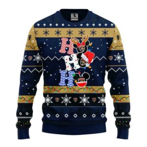 Florida Panthers Hohoho Ugly Christmas Sweater, NHL Christmas Sweater