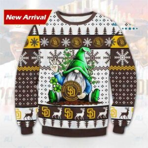 Gnome San Diego Padres Ugly Christmas Sweater, MLB Christmas Sweater