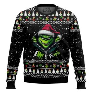Grinch Ew People Ugly Sweater, Grinch Holiday Sweater