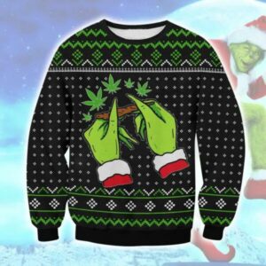 Grinch Mistlestoned Ugly Sweater, Grinch Holiday Sweater