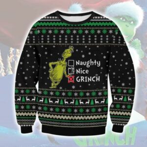 Grinch Ugly Christmas Sweater, Grinch Holiday Sweater