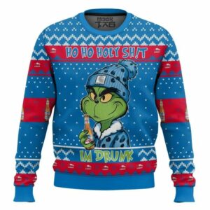 Ho Ho Holy Sh!t Im Drunk Coors Light Grinch Ugly Sweater, Grinch Holiday Sweater