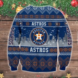 Houston Astros Christmas Sweater, MLB Christmas Sweater