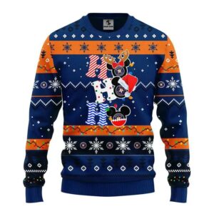 Houston Astros Hohoho Ugly Christmas Sweater, MLB Christmas Sweater