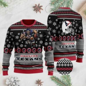 Houston Texans Ugly Christmas Sweater, NFL Christmas Sweater