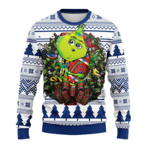 Indianapolis Colts Grinch Hug Ugly Christmas Sweater, Grinch Xmas Sweater
