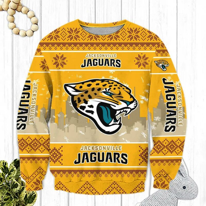 Jacksonville Jaguars Ugly Christmas Sweater, NFL Christmas Sweater