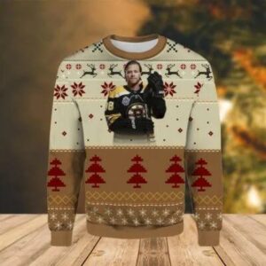 Jeremy Swayman Boston Bruins Ugly Christmas Sweater, NHL Christmas Sweater