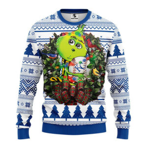 Kansas City Royals Grinch Hug Ugly Christmas Sweater, Grinch Xmas Sweater