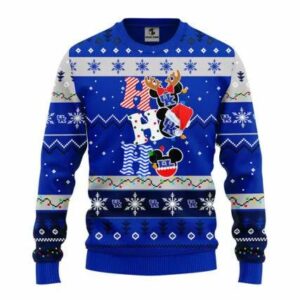 Kentucky Wildcats Hohoho Ugly Christmas Sweater, NCAA Christmas Sweater