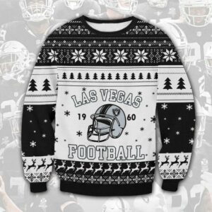 Las Vegas Raiders 1960 Christmas Sweater, NFL Christmas Sweater