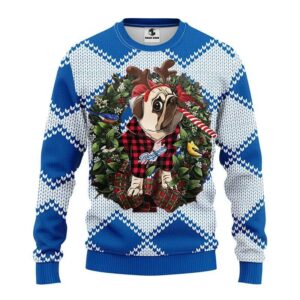 Los Angeles Dodgers Pub Dog Ugly Christmas Sweater, MLB Christmas Sweater
