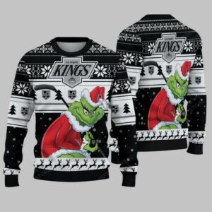 Los Angeles Kings Grinch Stolen Ugly Christmas Sweater, NHL Christmas Sweater