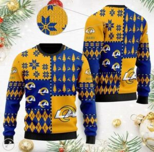 Los Angeles Rams Best Christmas Gift For Rams Fans Christmas Ugly Sweater, NFL Christmas Sweater