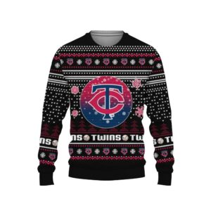Merry Christmas Minnesota Twins Ugly Christmas Sweater, MLB Christmas Sweater