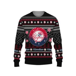 Merry Christmas New York Yankees Ugly Christmas Sweater, MLB Christmas Sweater