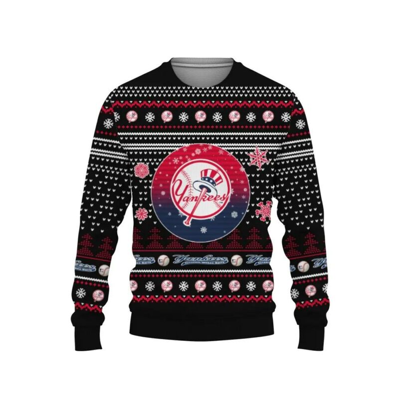 Merry Christmas New York Yankees Ugly Christmas Sweater, MLB Christmas Sweater