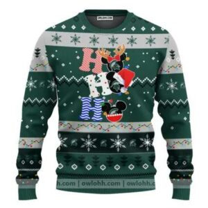 Michigan State Spartans Hohoho Ugly Christmas Sweater, NCAA Christmas Sweater