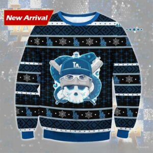 Mlb Los Angeles Dodgers Ugly Christmas Sweater, MLB Christmas Sweater