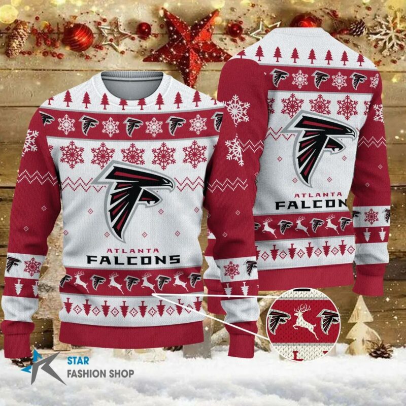 NFL Atlanta Falcons Ugly Christmas Sweater, NFL Christmas Sweater