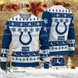 NFL Indianapolis Colts Ugly Christmas Sweater, NFL Christmas Sweater