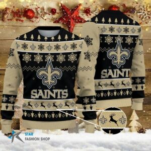 NFL New Orleans Saints Ugly Christmas Sweater, NFL Christmas Sweater