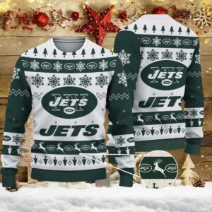 NFL New York Jets Ugly Christmas Sweater, NFL Christmas Sweater