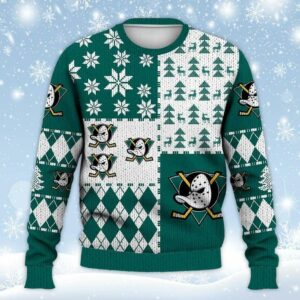 NHL Anaheim Ducks Ugly Christmas Sweater, NHL Christmas Sweater