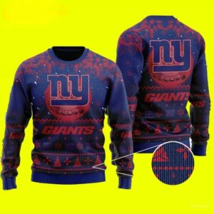 New York Giants NFL Ugly Christmas Sweater, NFL Christmas Sweater