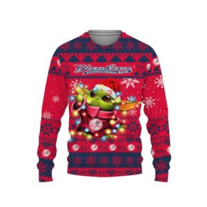 New York Yankees Baby Yoda Star Wars Ugly Christmas Sweater, MLB Christmas Sweater