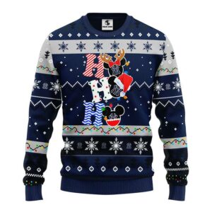 New York Yankees Hohoho Ugly Christmas Sweater, MLB Christmas Sweater