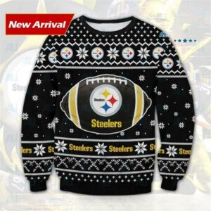 Nfl Pittsburgh Steelers Ugly Christmas Sweater, NFL Christmas Sweater
