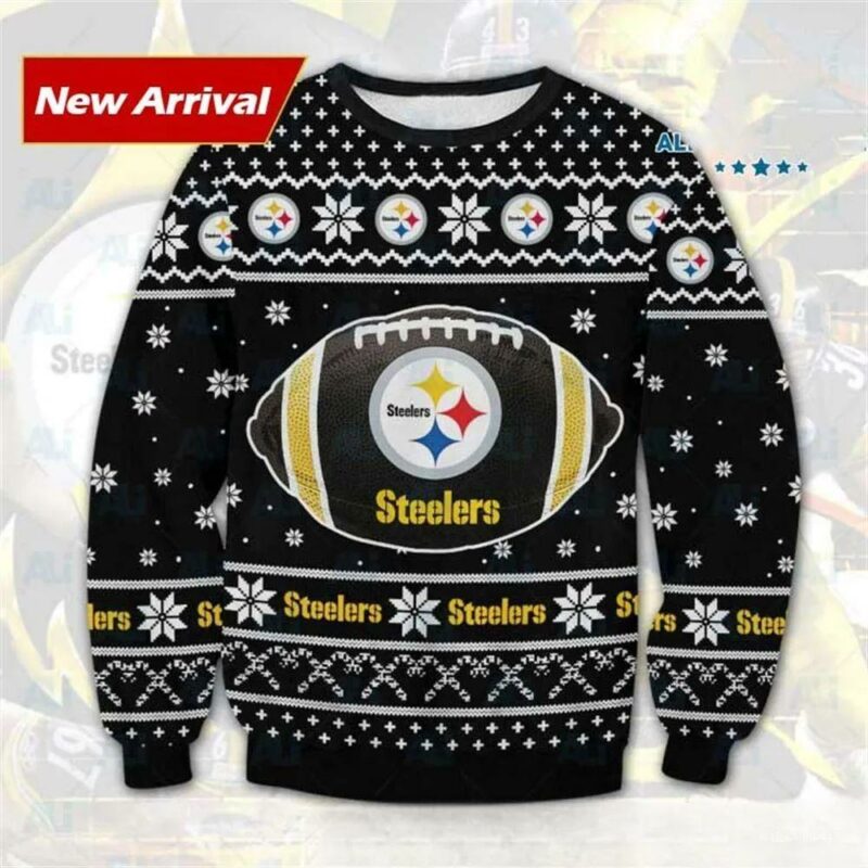 Nfl Pittsburgh Steelers Ugly Christmas Sweater, NFL Christmas Sweater