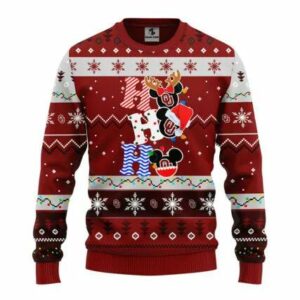 Oklahoma Sooners Hohoho Ugly Christmas Sweater, NCAA Christmas Sweater