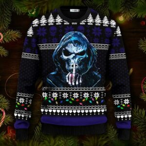 One Day I'm Gonna Just Say Skull Ugly Christmas Sweater