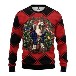 Ottawa Senators Pub Dog Ugly Christmas Sweater, NHL Christmas Sweater