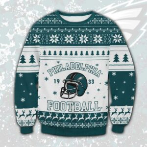 Philadelphia Eagles 1933 NFL Ugly Christmas Sweater, NFL Christmas Sweater