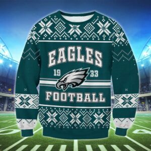Philadelphia Eagles 1933 Ugly Christmas Sweater, NFL Christmas Sweater