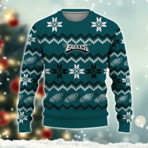 Philadelphia Eagles Christmas Ugly Sweater, NFL Christmas Sweater