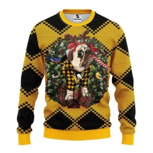 Pittsburgh Penguins Pub Dog Ugly Christmas Sweater, NHL Christmas Sweater