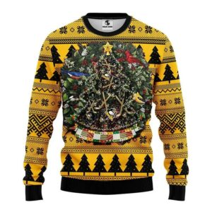Pittsburgh Penguins Tree Christmas Ugly Sweater, NHL Christmas Sweater