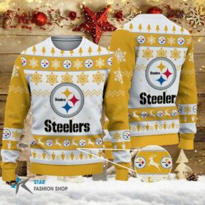 Pittsburgh Steelers Ugly Christmas Sweater, NFL Christmas Sweater