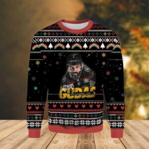 Radko Gudas Anaheim Ducks Ugly Christmas Sweater, NHL Christmas Sweater