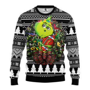 San Diego Chargers Grinch Hug Ugly Christmas Sweater