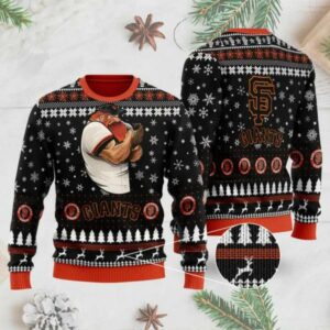 San Francisco Giants Mascot Ugly Christmas Sweater, MLB Christmas Sweater