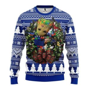 St. Louis Blues Groot Hug Ugly Christmas Sweater, NHL Christmas Sweater