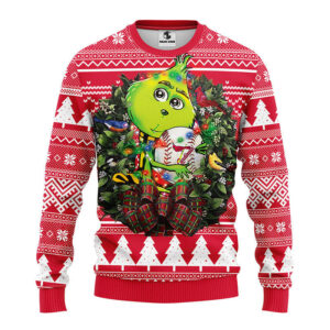 St. Louis Cardinals Grinch Hug Ugly Christmas Sweater