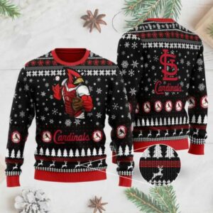 St. Louis Cardinals Mascot Ugly Christmas Sweater, MLB Christmas Sweater